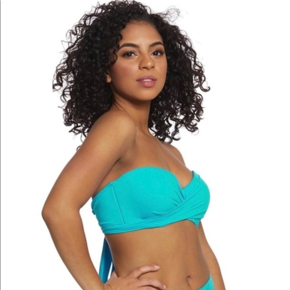 NWT COCO REEF Bra Sized 5-Way Underwire Bikini Top Sea Blue - Picture 14 of 14